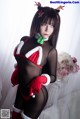 Coser@抱走莫子aa Vol.011: 连体黑丝圣诞比基尼 (30 photos) P8 No.29ac7b Image No. 45